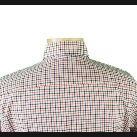 Eton 16 1/2 x 36/37 Multi Color Check Contemporary Fit Dress Shirt - Picture 2 of 5